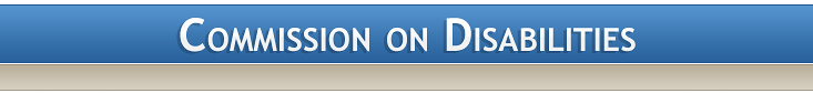 Commission On Disabilities Home