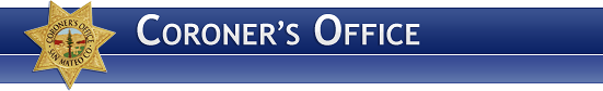 Coroner's Office Home