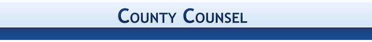County Counsel