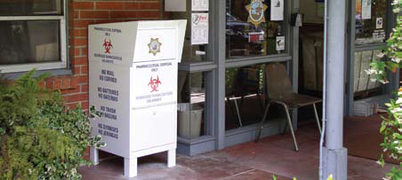 Photo of Pharmaceutical Disposal Drop Box