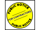 public notice for contractors